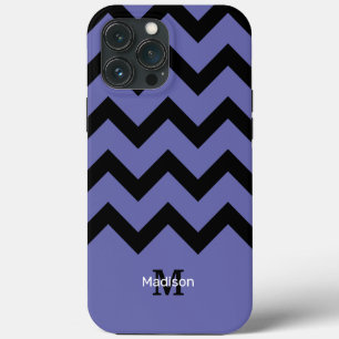 Case-Mate iPhone Case motif Chevron noir violet Monogramme