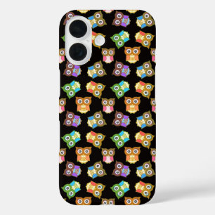 Coques iPhone 16 Motif Chouette couleur mignonne Choisir la couleur