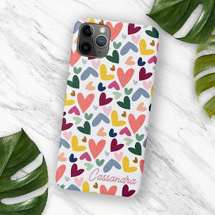 Case-Mate iPhone Case Motif Cœur Personnalisé Orange Menthe Vert Rose Bl