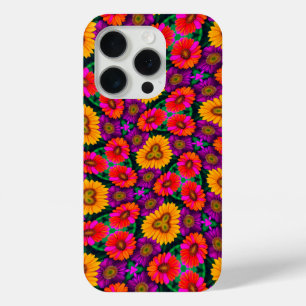 Coque iPhone 15 Pro Motif coloré Daisy Bouquet