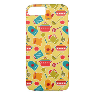 Coque iPhone 8/7 Motif coloré des ustensiles de cuisine