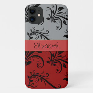 Case-Mate iPhone Case Motif Damas, Damas Gris, Damas Rouge, Votre Nom