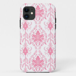 Case-Mate iPhone Case motif damassé rose blanc