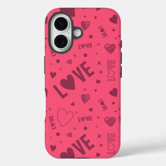 Coque Pour iPhone 16 Motif d'amour