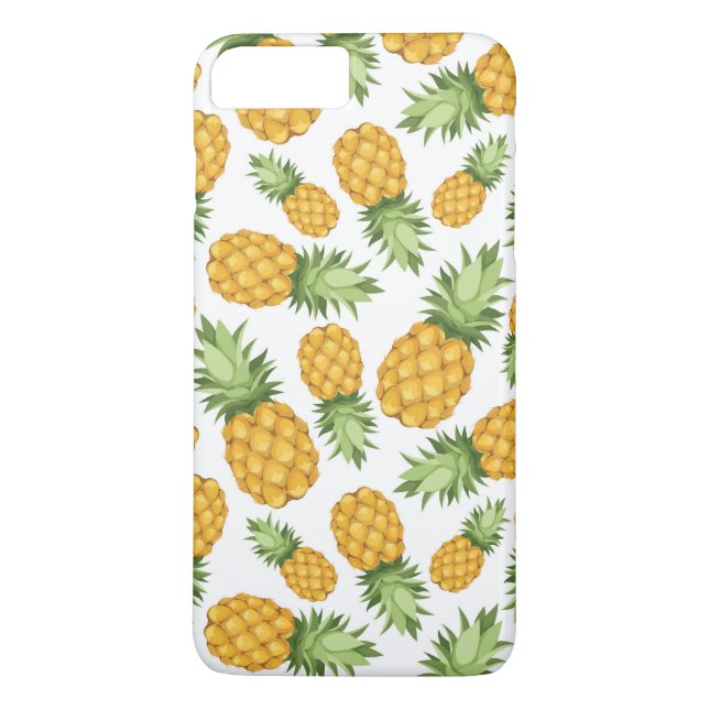 Coques Case-Mate iPhone Motif d'ananas de bande dessinée (Dos)