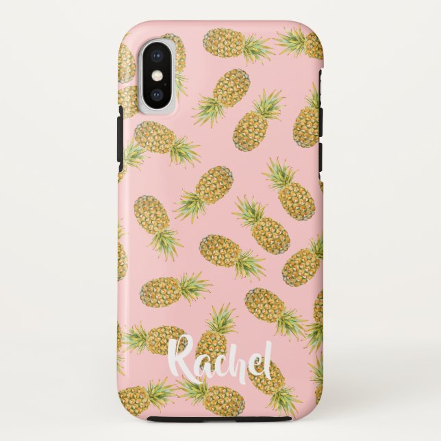 Coques Case-Mate iPhone Motif d'ananas personnalisé (Dos)
