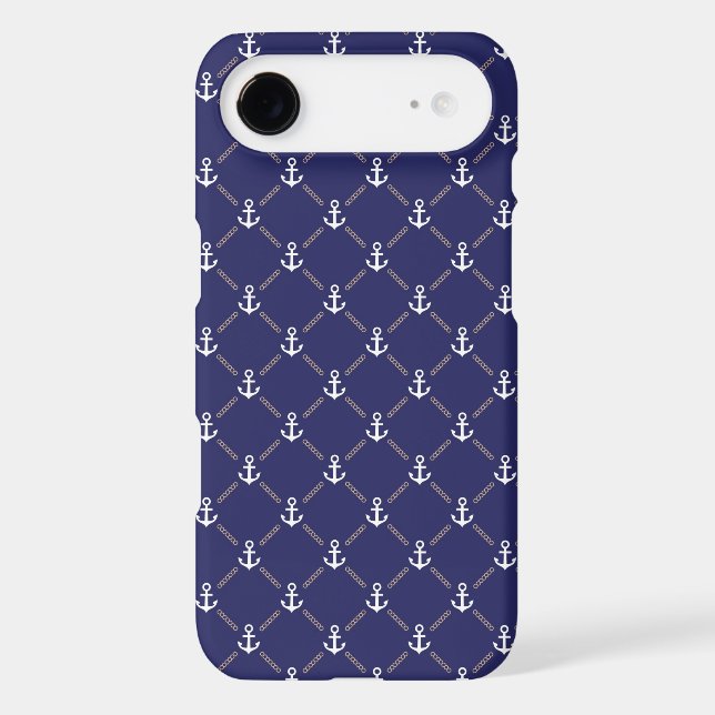 Coques Case-Mate iPhone Motif d'Ancre (Verso)