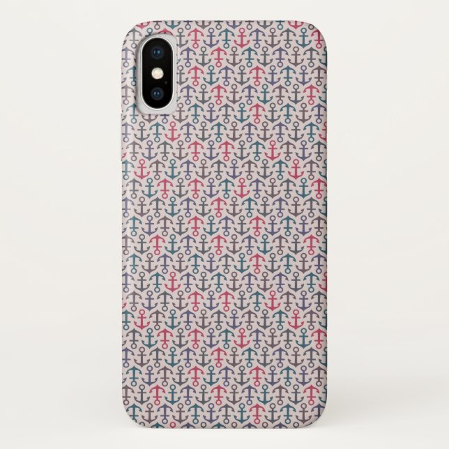 Coques Case-Mate iPhone Motif d'Ancre (Dos)