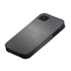 Motif d'apparence en aluminium brossé noir