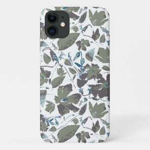 Case-Mate iPhone Case Motif D'Aquarelle Florale Sage Et Bleu Turquoise