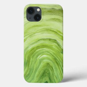 Case-Mate iPhone Case Motif d'aquarelle Lime Green Agate II