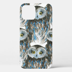 Case-Mate iPhone Case Motif d'aquarelle transparent avec grand hibou