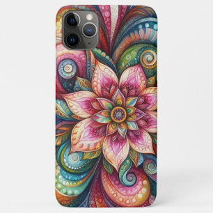 Case-Mate iPhone Case Motif d'art floral paisley coloré et funky