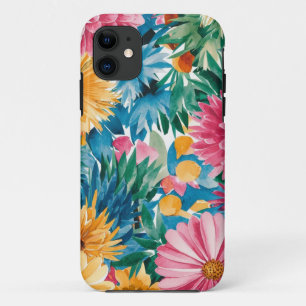 Case-Mate iPhone Case Motif d'art rose bleu vert jaune orange