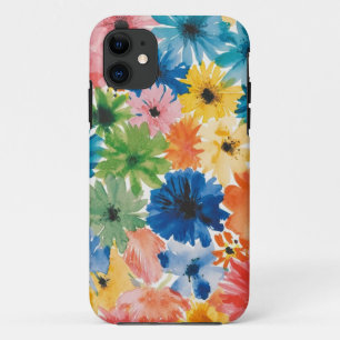 Case-Mate iPhone Case Motif d'art rose bleu vert jaune orange