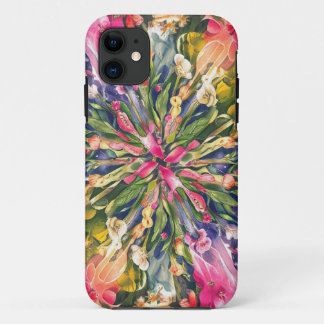Case-Mate iPhone Case Motif d'art rose bleu vert jaune orange