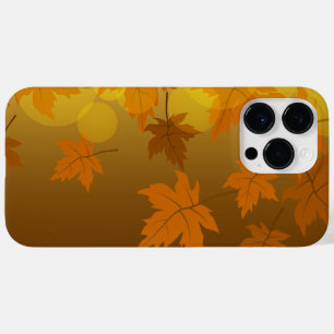 Coque Pour Pour iPhone 14 Pro Max Motif d'automne avec feuilles d'érable tombant et 