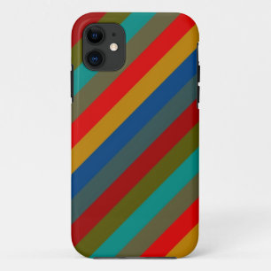 Case-Mate iPhone Case Motif de bande couleur rétro tendance