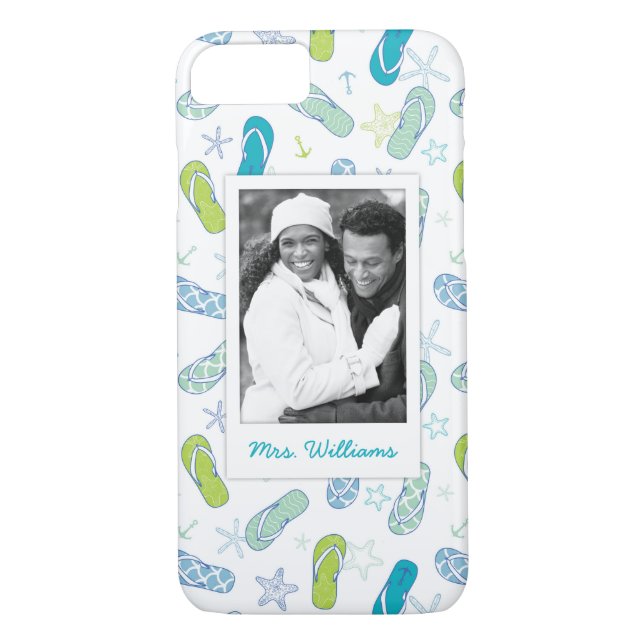 Coques Case-Mate iPhone Motif | de bascule électronique votre photo et nom (Dos)