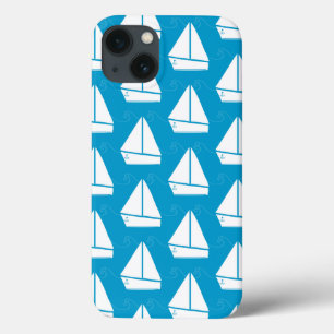 Etui iPhone Case-Mate Motif de bateau à voile bleu clair