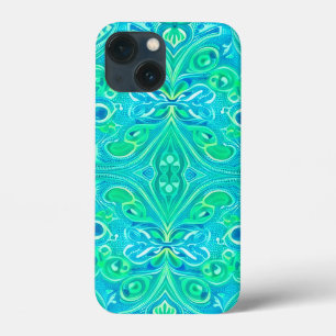 Case-Mate iPhone Case Motif de Bohème Arabesque Aquamarine