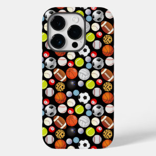 Coque Pour iPhone 14 Pro Motif de boules de sport