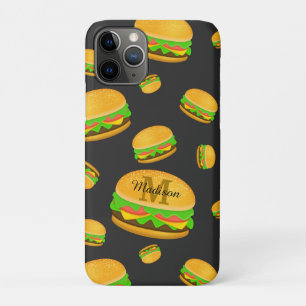 Case-Mate iPhone Case Motif de burger délicieux cool et amusant Monogram
