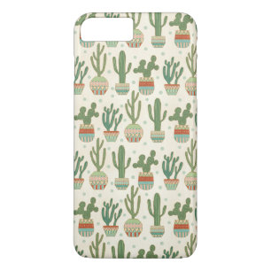 Coque iPhone 7 Plus Motif de cactus d'étape de Geo de sud-ouest