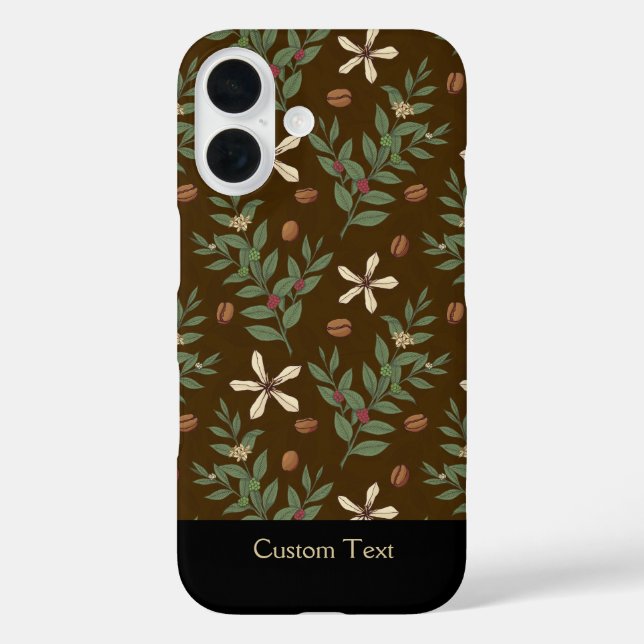 Coques Case-Mate iPhone Motif de café (Verso)
