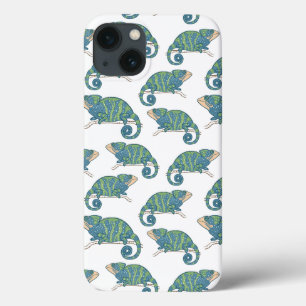 Etui iPhone 13 Motif de caméléon