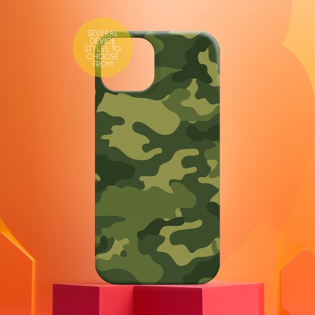 Coques Case-Mate iPhone Motif de caméra militaire (Personalized Phone Case with Custom Text)