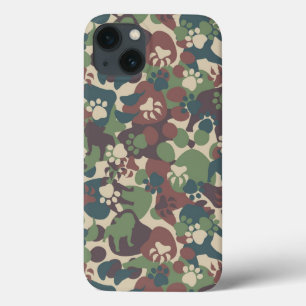 Coques Pour iPhone Motif de camouflage de chien