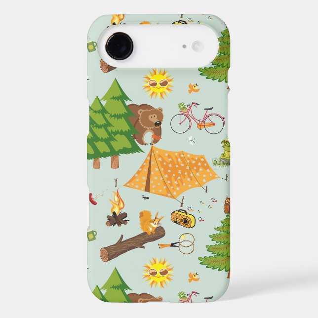 Coques Case-Mate iPhone Motif de camping (Verso)
