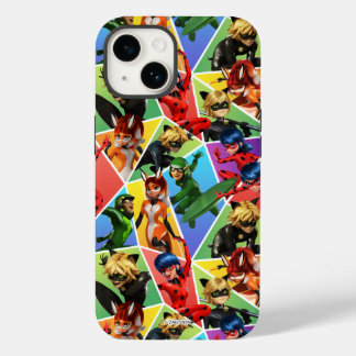 Coque Pour iPhone 14 Motif de caractères couleur miquille