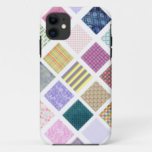 Coque Case-Mate Pour iPhone Motif de carrés carrelé par arc-en-ciel