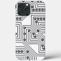 Motif de carte de circuit d'ordinateur moderne Bla