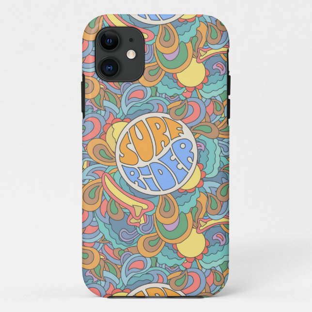Coques Case-Mate iPhone Motif de cavalier de surf (Dos)
