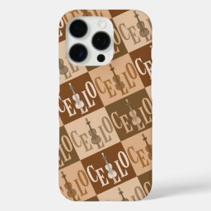 Coques iPhone 16 Pro Motif de Cellos coloré