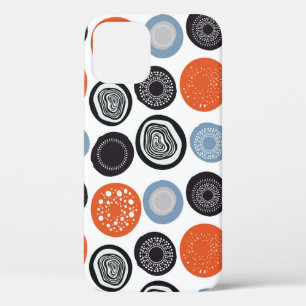 Case-Mate iPhone Case Motif de cercle géométrique créatif et coloré.