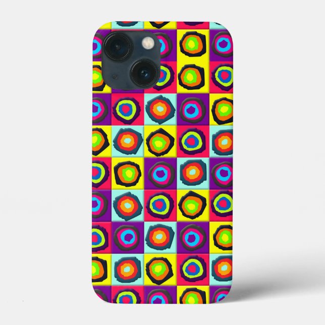 Coques Case-Mate iPhone motif de cercles (Verso)