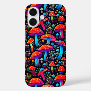 Coque Pour iPhone 16 Motif de champignons super