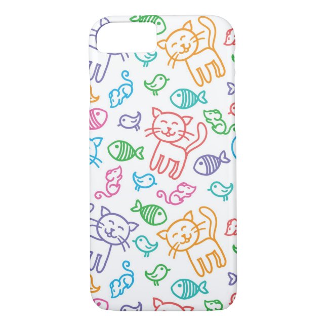 Coques Case-Mate iPhone motif de chat (Dos)