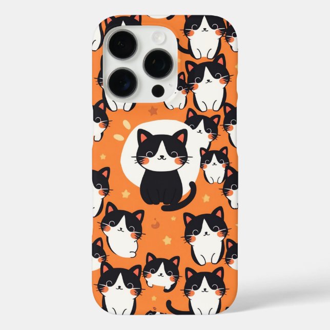 Coques Case-Mate iPhone Motif de chat adorable (Verso)