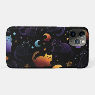 Case-Mate iPhone Case Motif de chat céleste magique avec lunes