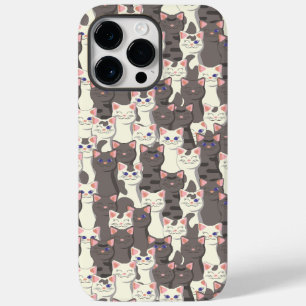 Coque Pour Pour iPhone 14 Pro Max Motif de chats blancs et gris