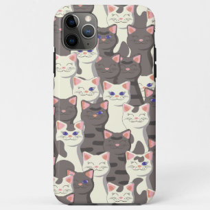 Case-Mate iPhone Case Motif de chats blancs et gris