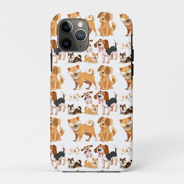 Coques Case-Mate iPhone Motif de chien (Dos)