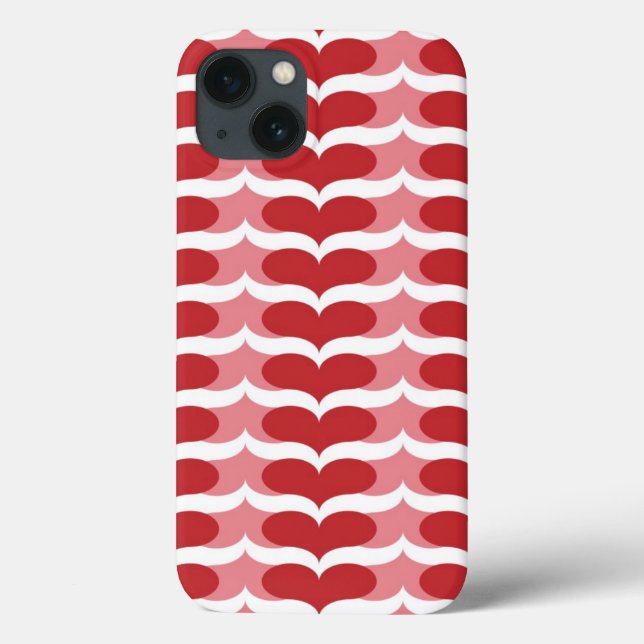 Coques Case-Mate iPhone Motif de coeur (Verso)