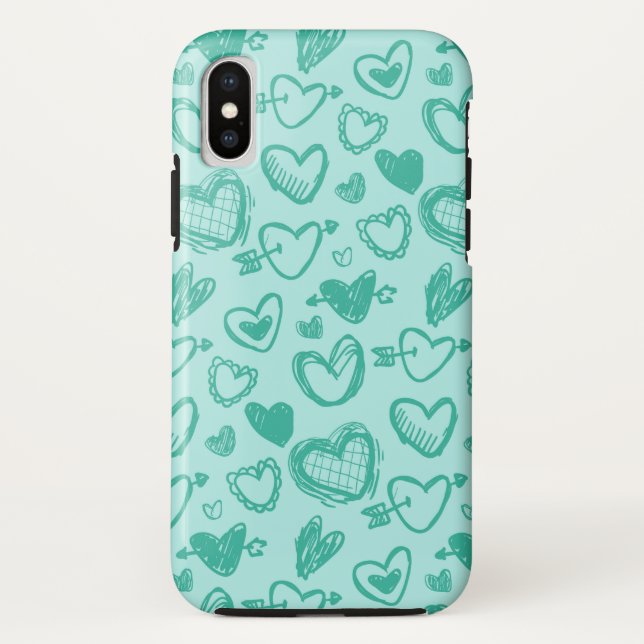 Coques Case-Mate iPhone Motif de coeur 60 (Dos)