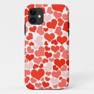 Case-Mate iPhone Case Motif de coeur rouge moderne